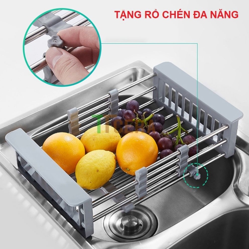Rổ Chén Đa Năng Gác Chậu Rửa Chén INOX TTCERA