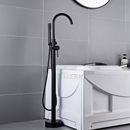Sen Cây Màu Đen Đặt Sàn Bồn Tắm Nằm TTCERA SBT03